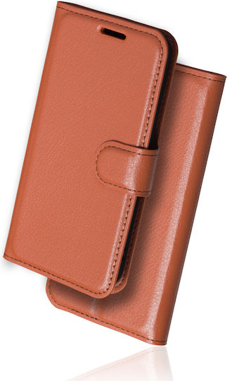 Naxius Book Δερματίνης Καφέ (Galaxy S10 5G)