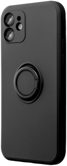 Ring Back Cover Σιλικόνης / Πλαστικό Μαύρο (Galaxy A17)