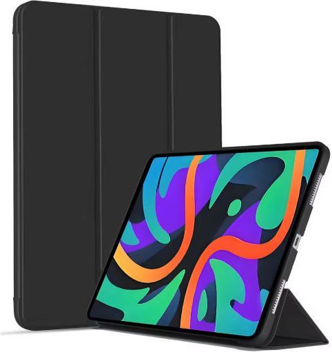 Θήκη Smart Flip Δερματίνης Για Lenovo Tab M10 Plus 2nd Gen X606f - Black Oem