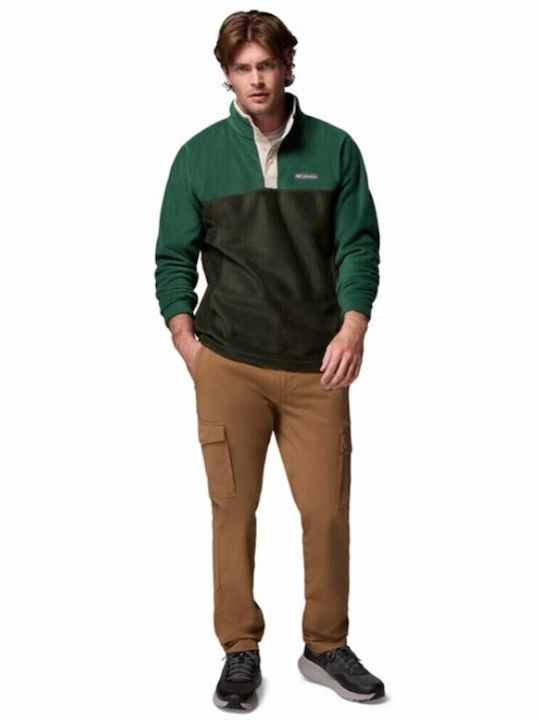 Steens Mountain Half Snap Ii Long Sleeve Green Blouse