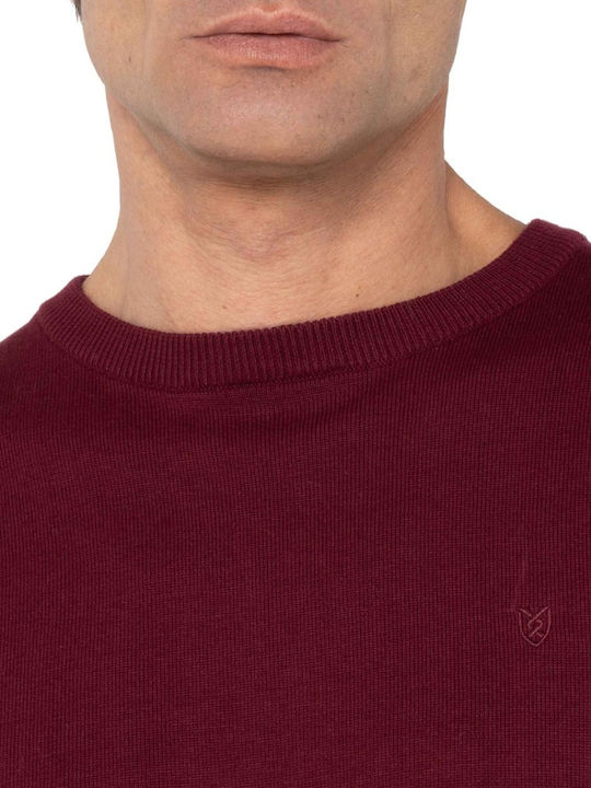 Langarm Burgundischer Pullover