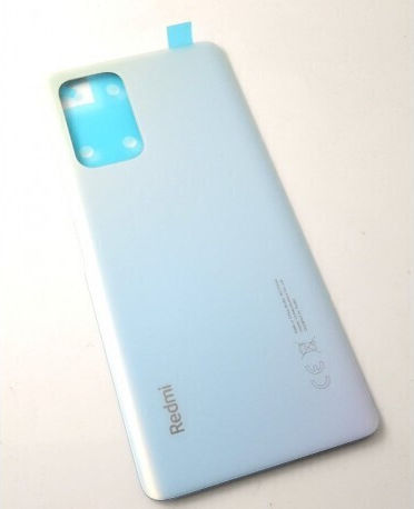 Batterieabdeckung Batterycover W O Camera Lens Blau für Xiaomi Redmi Note 10 Pro