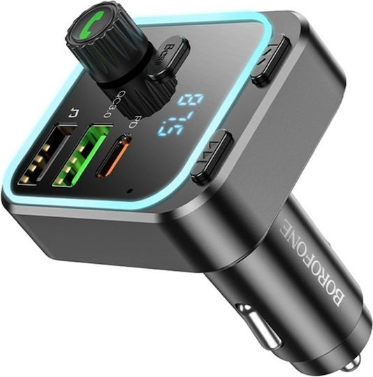 Borofone FM Transmitter Αυτοκινήτου Bc53 mit Bluetooth / Typ-C,TC-TC