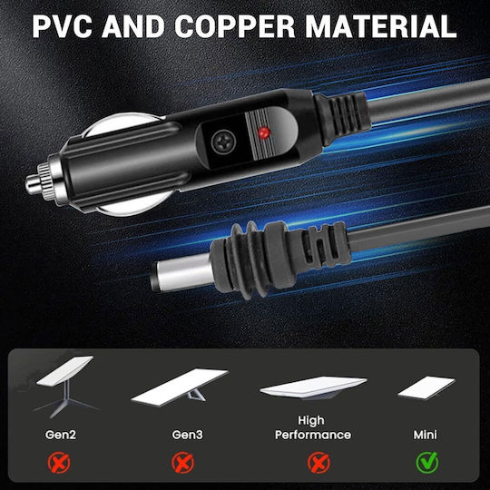 Starlink Mini Car Cigarette Lighter Adapter Cable 2m A069