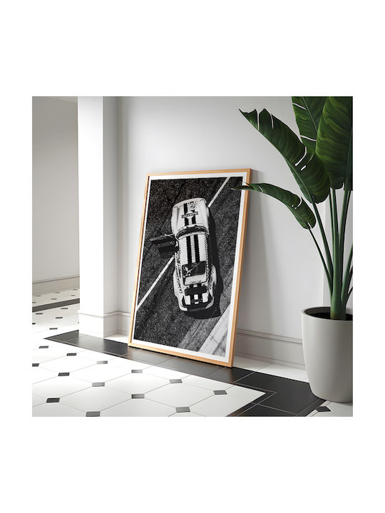 Poster Martini Maxilite Cr145 30cm X 40cm Κορνίζα Σκούρο Φυσικό Ξύλου Καφέ