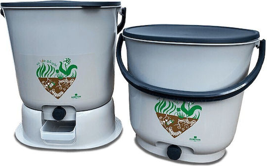 Composters Kitchen Bokashi Βοκασι Compboka Closed Type Composter 18lt