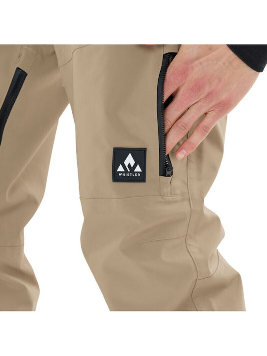 Whistler W253193-3040 Men's Trousers for Ski & Snowboard Beige