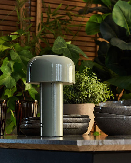 Beliani Dekorative Lampe Gray