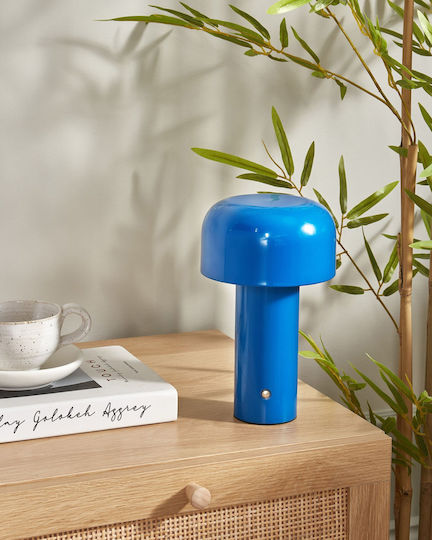 Beliani Dekorative Lampe Blau
