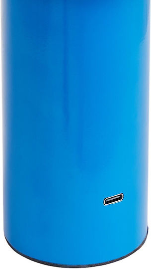 Beliani Dekorative Lampe Blau