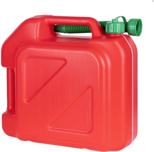 Δοχείο Καυσίμων Πλαστικό Σωλήνα 10l Red