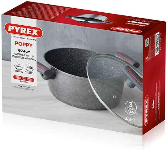 Pyrex Дълбока Тенджера от Алуминий 4лт / 24см