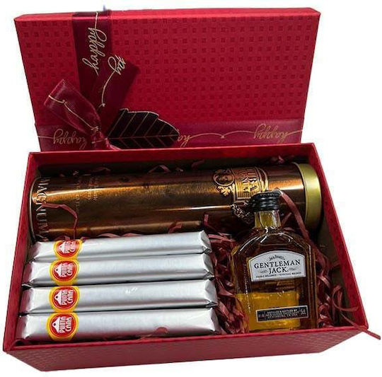 Men's Gift Set Cuba Perfume 100ml Jack Daniel's Whiskey Four Cigars