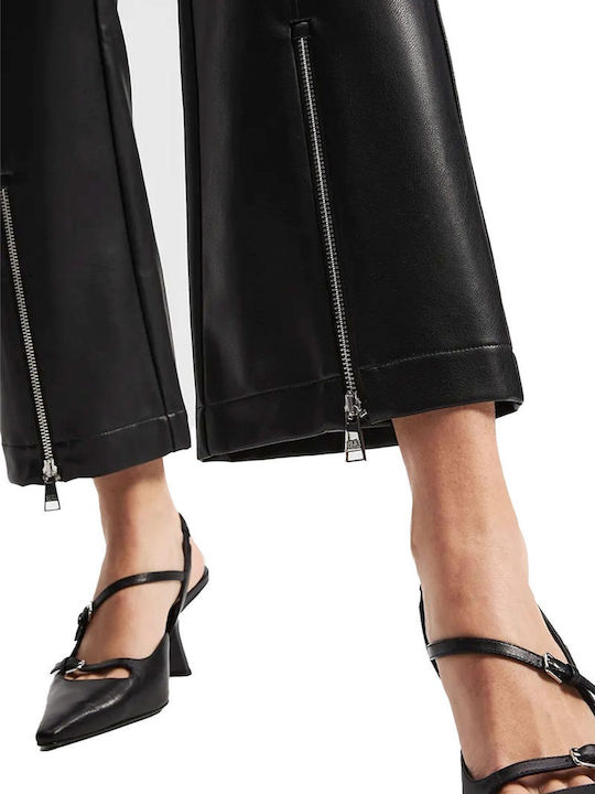 Women's Fabric Trousers Black