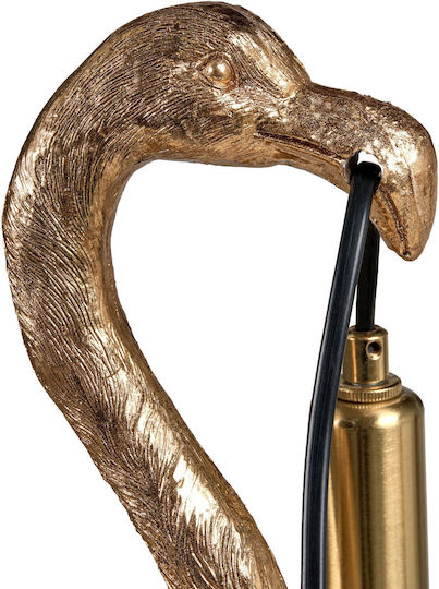 Beliani Lustră Decorativă Flamingo Auriu