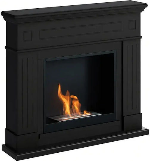 Tagu Indoor Floor Bioethanol Fireplace Black
