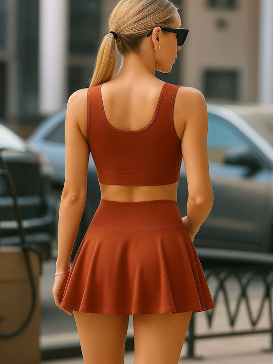 Γυναικείο Μπουστάκι Burnt Orange, Maroon