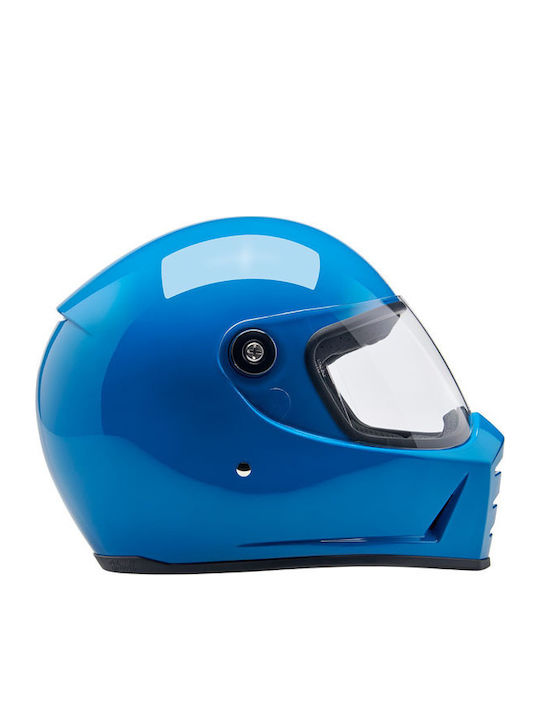 Biltwell Lane Splitter Tahoe Blue Мотоциклетна каска Full Face DOT / ECE 22.06