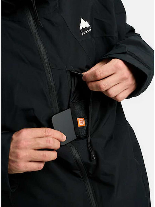 Burton Reserve 2L 302551-A04 Ανδρικό Μπουφάν για Σκι & Snowboard Μαύρο