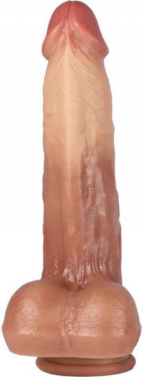 Hidden Desire Realistic Dildo with Scrotum and Suction Cup Flesh 23cm