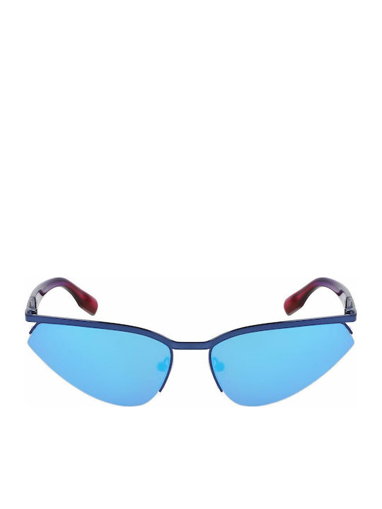 Karl Lagerfeld Women's Sunglasses with Blue Metal Frame and Blue Lens KL352S-404