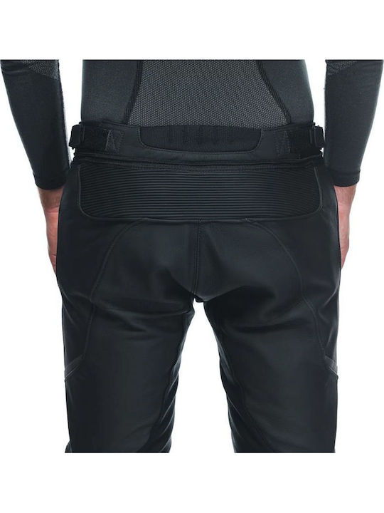 Dainese Super Speed Bărbați Pantaloni Motocicletă Piele Black/White