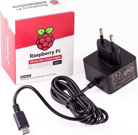 Raspberry Pi Raspberry Pi 5 Official 27w Usb-c Pd Power Supply