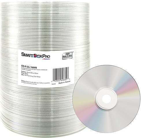 Verbatim SmartDisk Pro Εγγράψιμα CD-R 52x 700MB 100τμχ