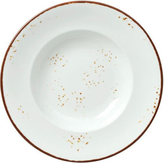 Dot Farfurie pentru paste din Porțelan cu Diametru 27cm 6buc
