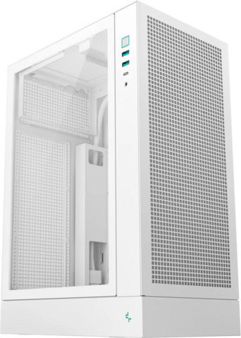 Deepcool CH170 PLUS Gaming Midi Tower Κουτί Υπολογιστή με Πλαϊνό Παράθυρο Λευκό