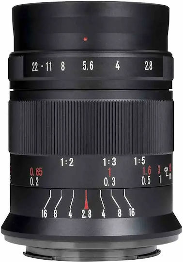 7artisans Crop Φωτογραφικός Φακός Photoelectric 60mm f/2.8 Mark II Telephoto / Macro για Sony E Mount Μαύρος