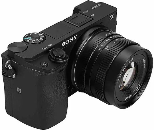 7artisans Crop Obiectiv Foto 50mm f/1.8 Photoelectric Teleobiectiv pentru Montura Magazin online Sony E Black