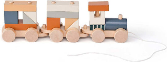 Kids Concept Дървени Конструктори Влакче За 1+ Години