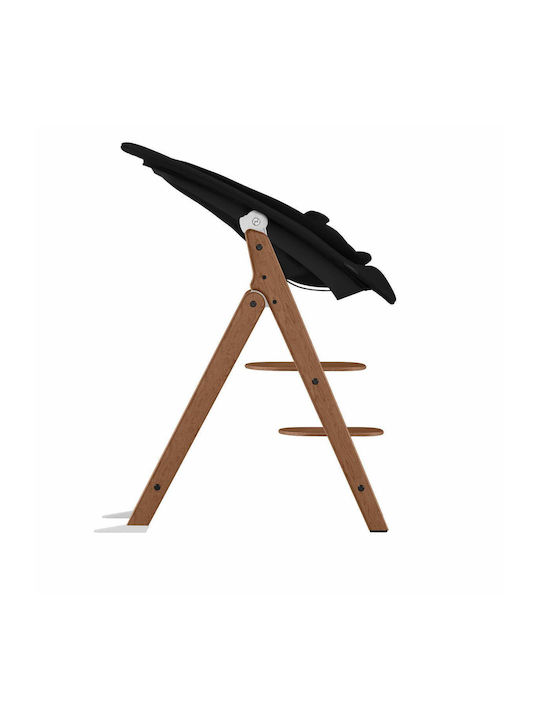 Cybex Click & Fold Foldable Baby Highchair 4 in 1 with Adjustable Height All Natural Dark