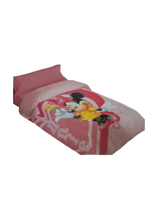 Manterol Casa Παιδικό Πάπλωμα Μονό με Γέμιση Microfiber Πολύχρωμο 150x220εκ.