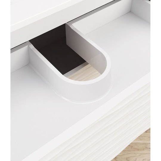 Inter Ceramic Шкаф със Мивка Д80xШ50xВ45.3см Бял
