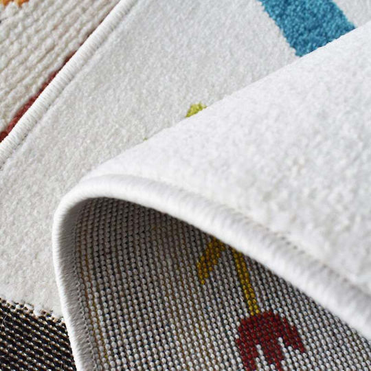 Saray Home Farm Adventure Kids Rug White 80x150cm Rug-Mat