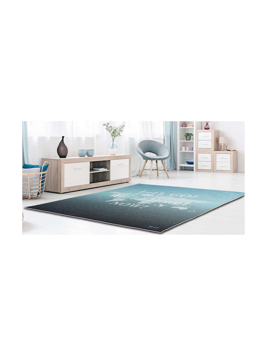 Beauty Home Cool Art 9530 Детско килимче Памучно Тюркоазен 120x180см