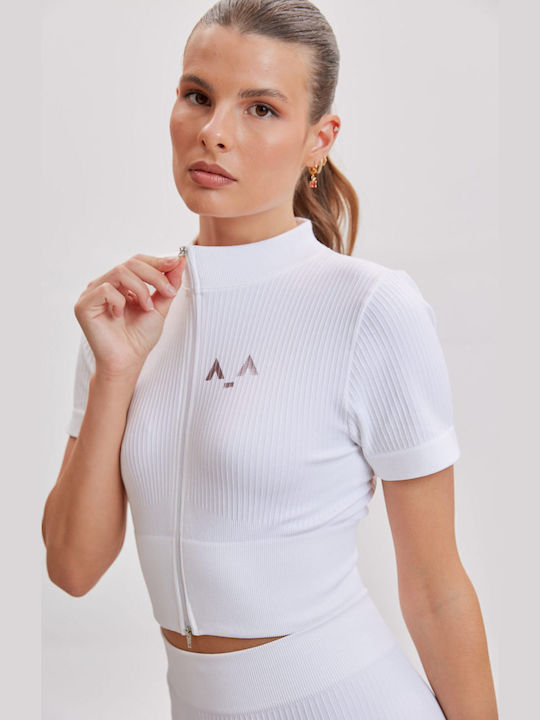 Дамски Crop Топ Черен