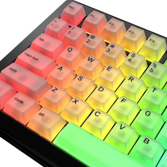 Glorious Glorious Polychroma V2 Keycaps Ansi Layout Us Polycarbonate Uv Printed Transparent