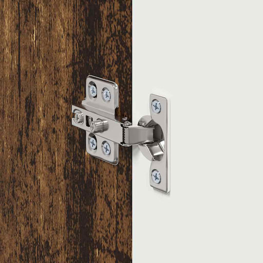 Hängeschrank fürs Wohnzimmer aus Spanplatte Altholz 30x31x40 cm