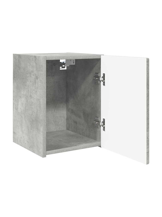 Wand Wohnzimmer Schrank aus Spanplatte Beton 30x31x40cm