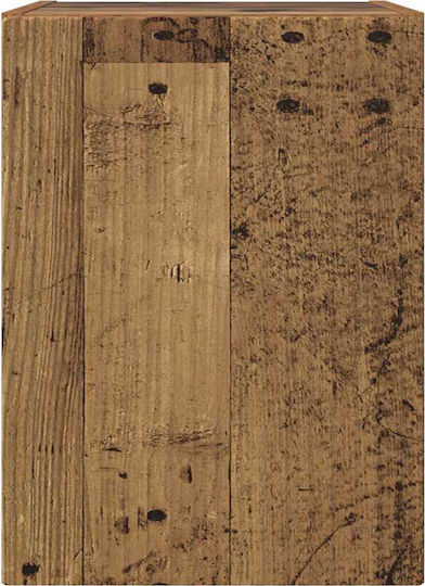 Hängeschrank fürs Wohnzimmer aus Spanplatte Altholz 30x31x40 cm