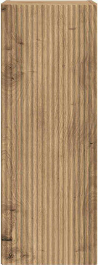 Dulap Suspendat pentru Sufragerie din Placă Aglomerată, Culoare Nuc, 30x31x80 cm