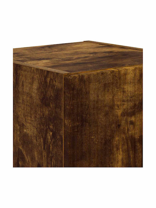 Living Room TV Unit Smoked Oak L30xW31xH40cm