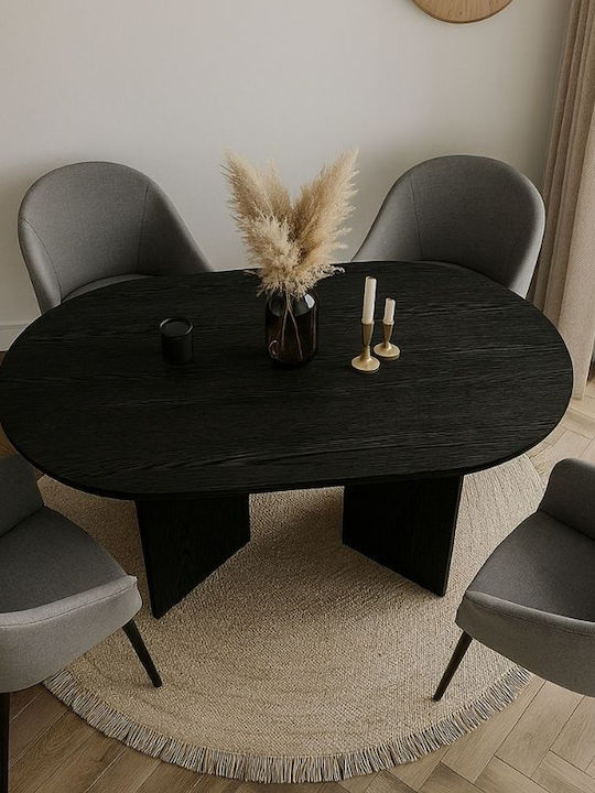 Cortado Tisch Speisesaal Holz Sencron Black 138x80x75cm