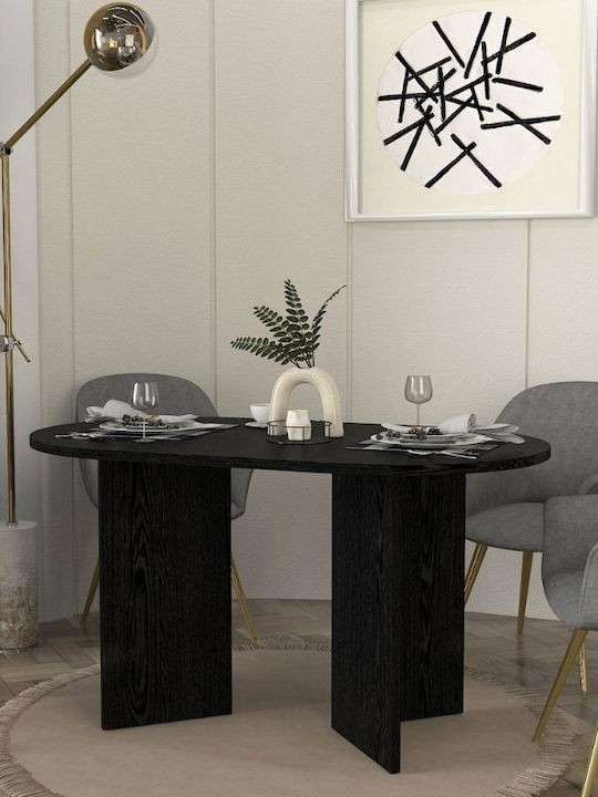Cortado Tisch Speisesaal Holz Sencron Black 138x80x75cm