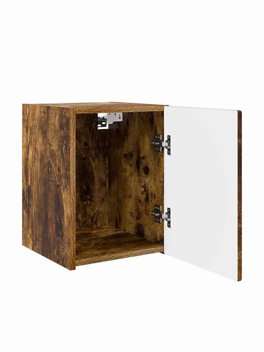 Living Room TV Unit Smoked Oak L30xW31xH40cm