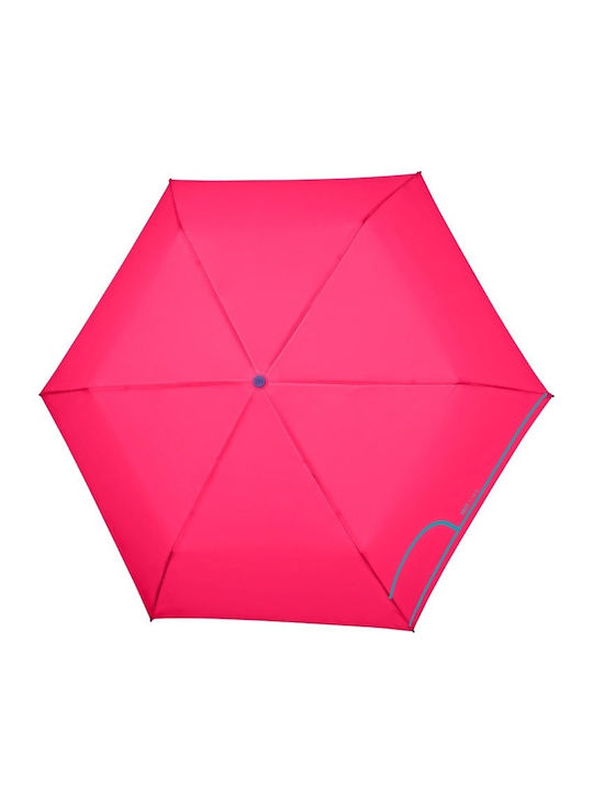 Rain Windproof Umbrella Compact Fuchsia