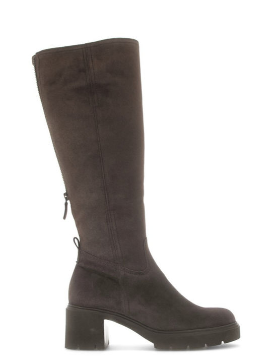 Anatomic Leather Women's Boots with Zipper Brown
